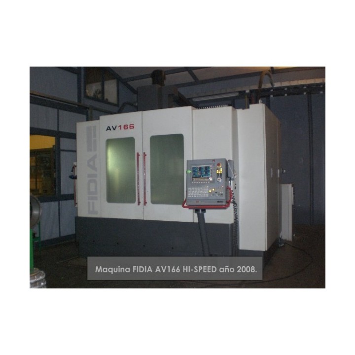 FIDIA AV166 HI-SPEED 3 axes + indexer (4th axis) 2008