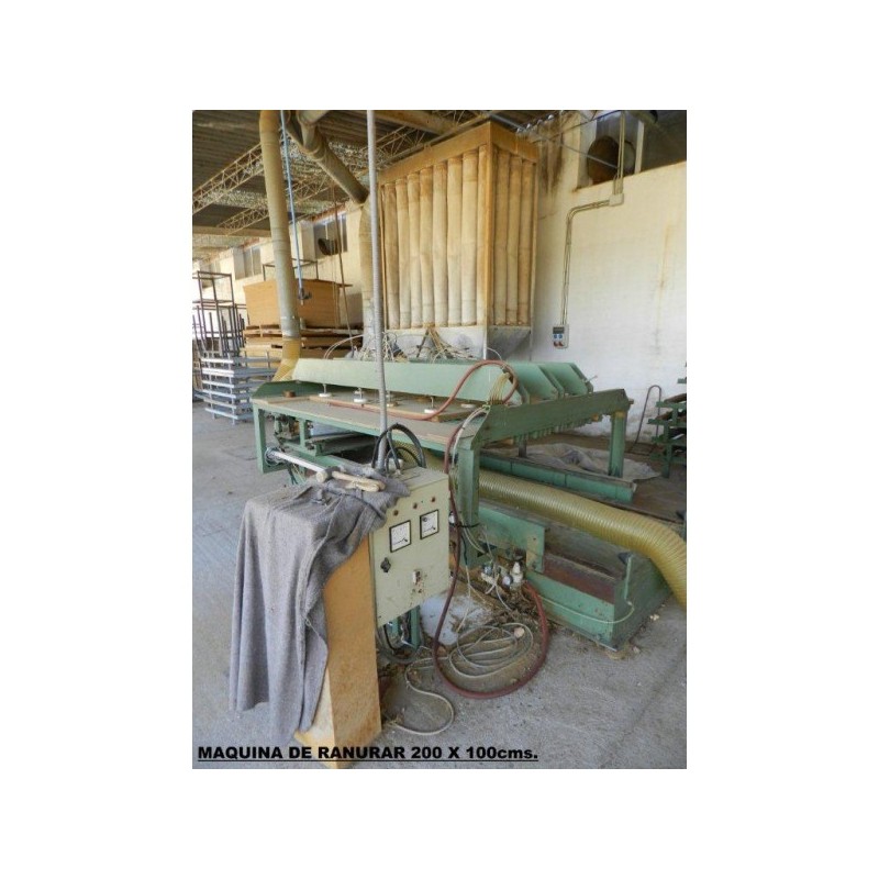 Machine grooving 200 x 100 cms