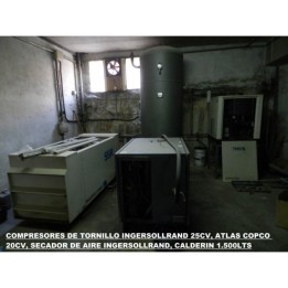 COMPRESSOR, DRYER AND BOILER