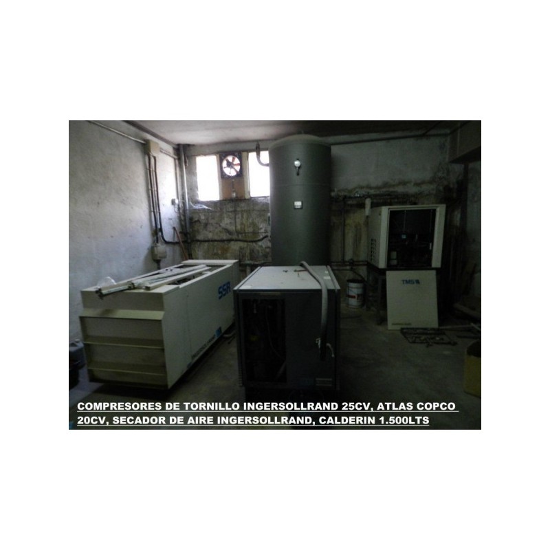 COMPRESSOR, DRYER AND BOILER