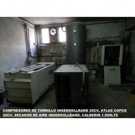 COMPRESSORE, ESSICCATORE E CALDAIA