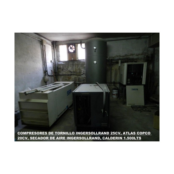 COMPRESSOR, DRYER AND BOILER