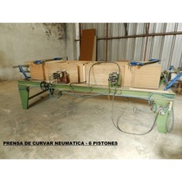 Press bending pneumatic with 6 Pistons