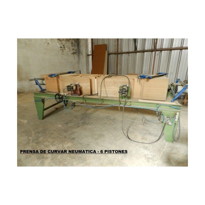 Press bending pneumatic with 6 Pistons