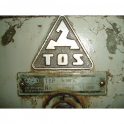 TOS H100A Horizontal Boring Machine - Cutting tools