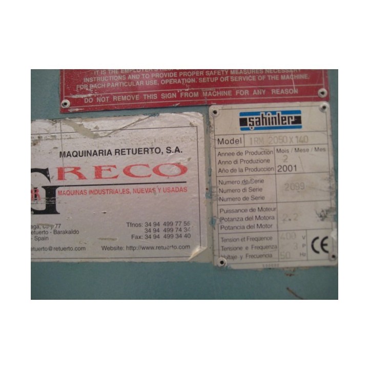 SAHINLER IRM 2050 X 140