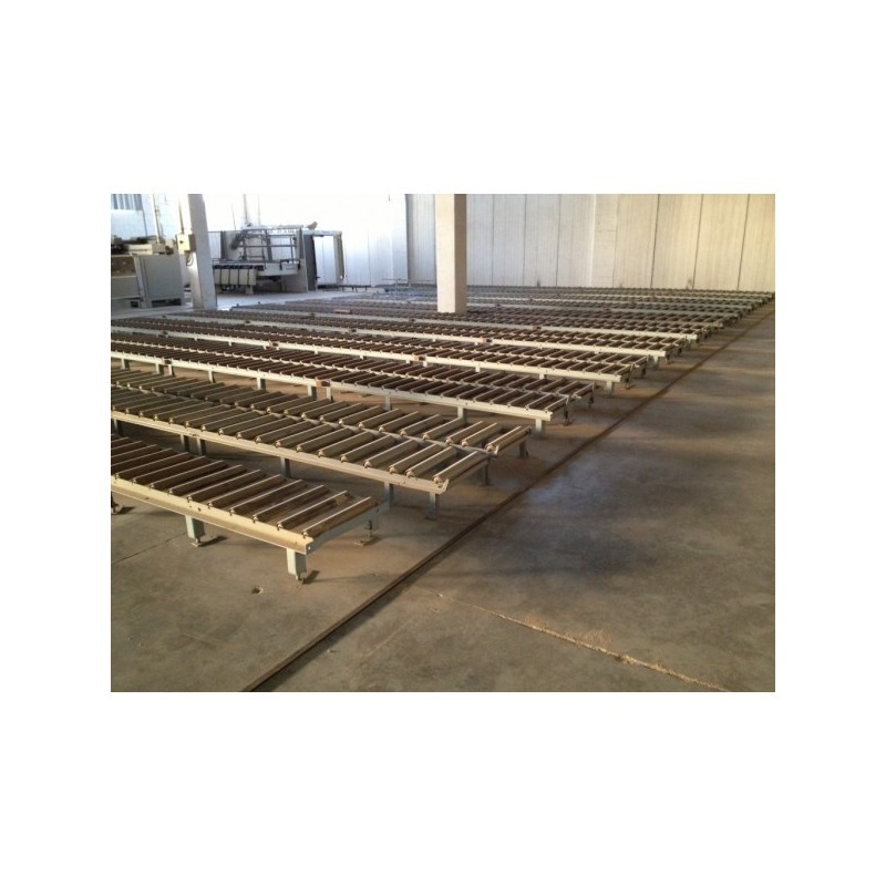 Installation of fixed roller tracks 