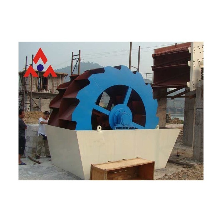 Lavadora de arena tipo rueda