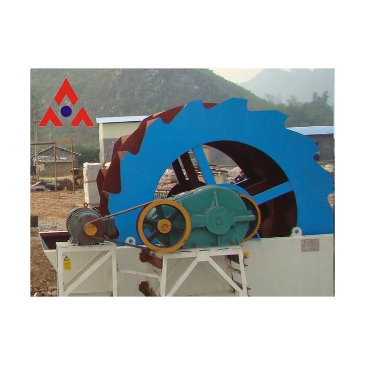 Lavadora de arena tipo rueda