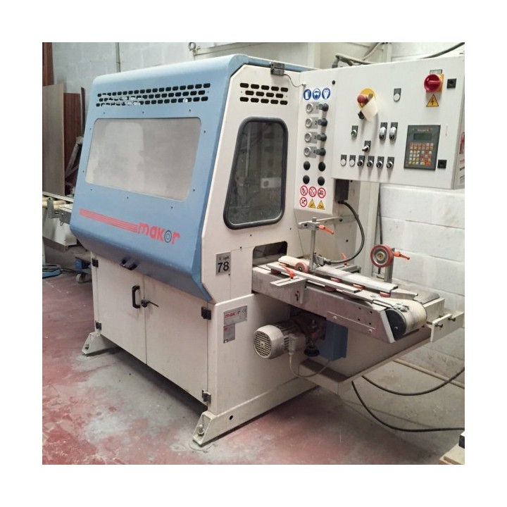 Barnizadora lineal IRIDE + Cargador de 2 brazos