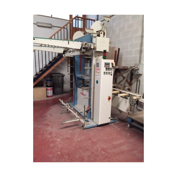 Barnizadora lineal IRIDE + Cargador de 2 brazos