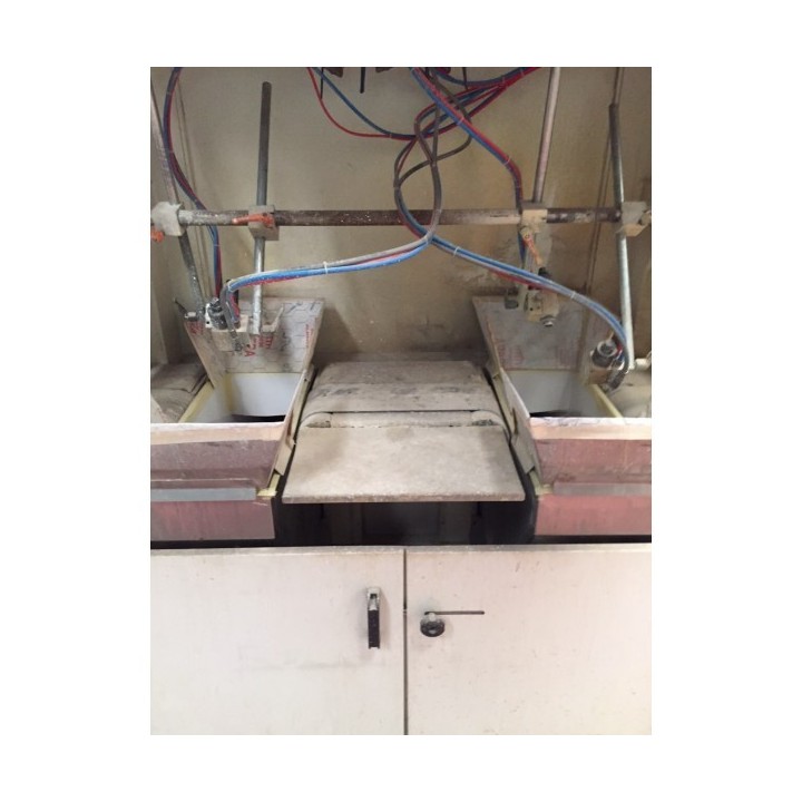 Barnizadora lineal IRIDE + Cargador de 2 brazos