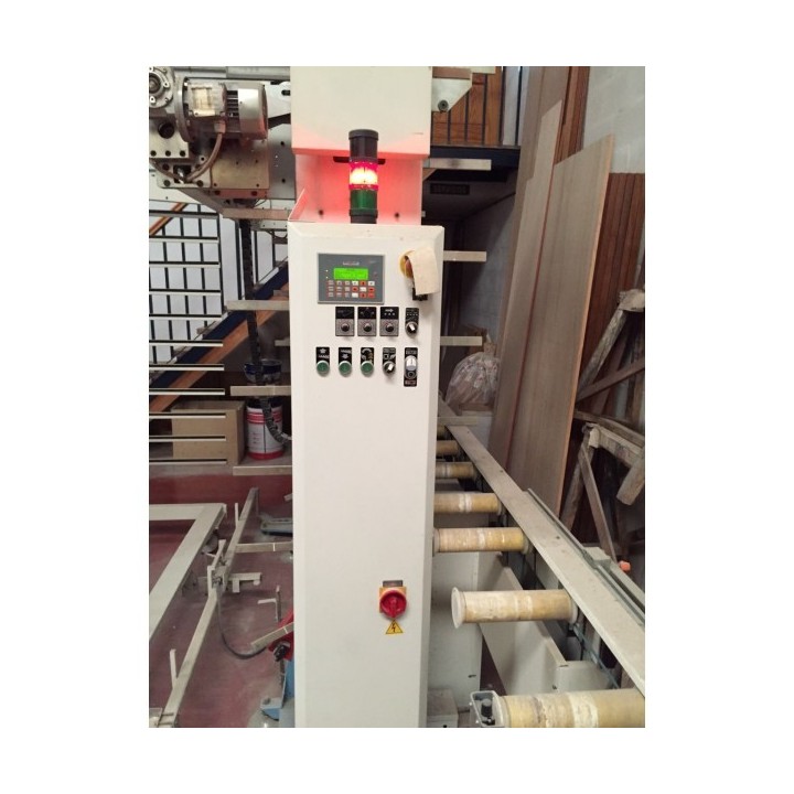 Barnizadora lineal IRIDE + Cargador de 2 brazos