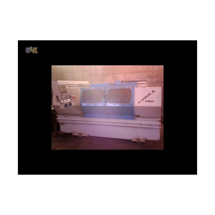  torno cnc pinacho cobra(rayo)180 - (fagor 8055tc)c/ contraponto hidraulico, torreta 