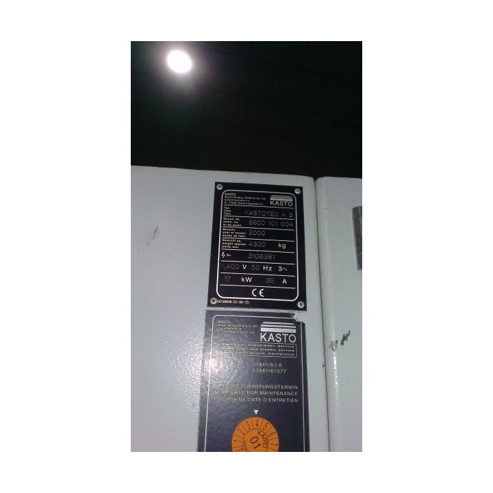 SIERRA AUTOMATICA KASTO KASTOTEC A3