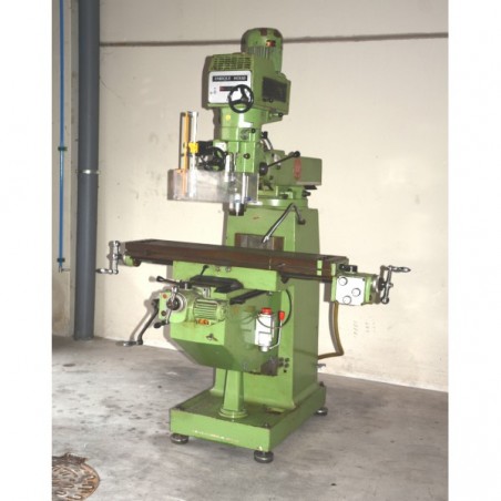 FRÄSMASCHINE VERTIKAL MIT REVOLVERKOPF F-11 V.