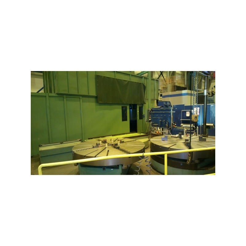 CNC Vertical Turret Lathe with 3 plates DORRIES VCE 180