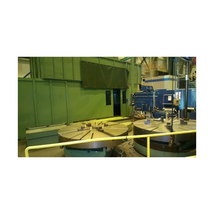 CNC Vertical Turret Lathe with 3 plates DORRIES VCE 180