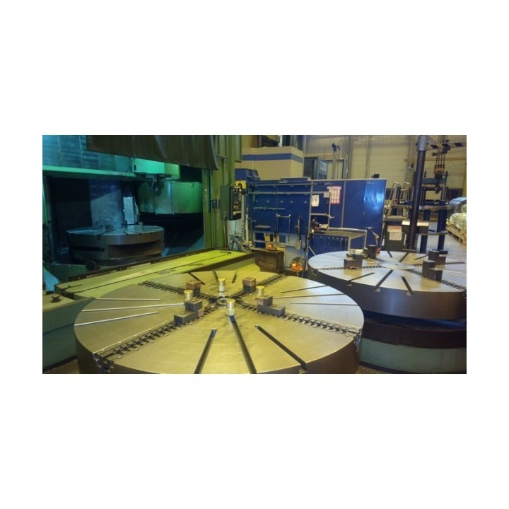 CNC Vertical Turret Lathe with 3 plates DORRIES VCE 180