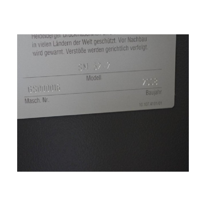 Heidelberger SM 52-2 +