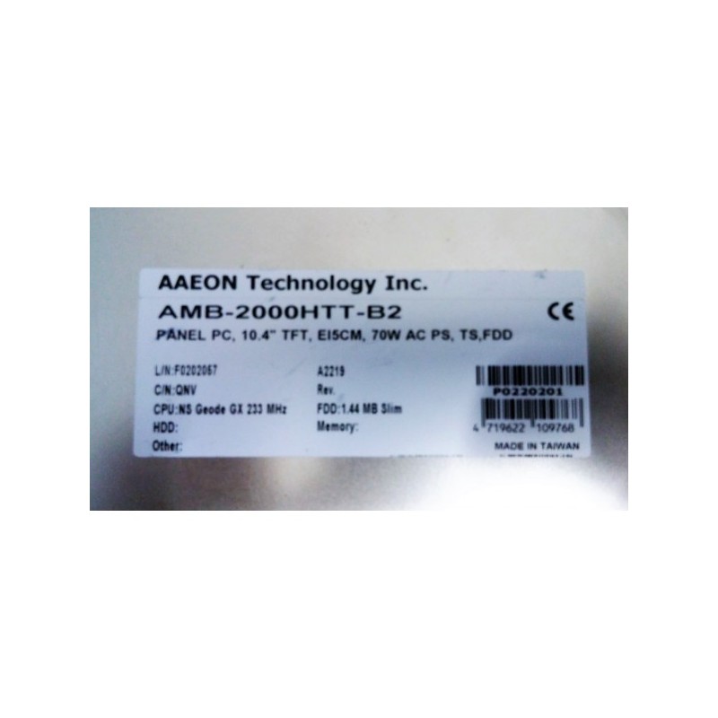  AAEON AMB-2000HTT-B2 