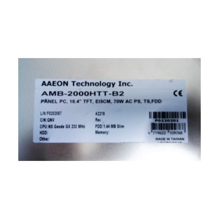  AAEON AMB-2000HTT-B2 