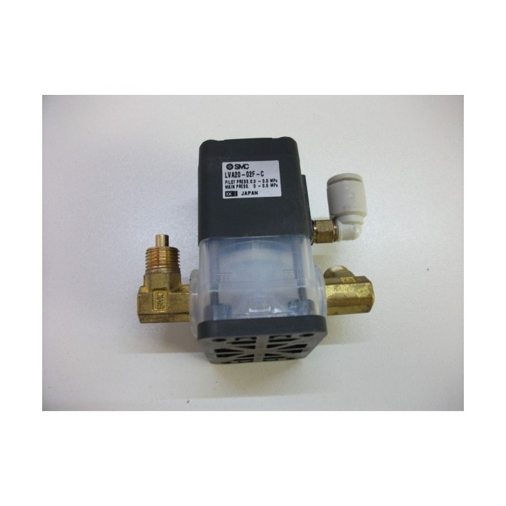 Proceso válvula agua SMC LVA20-02F-C
