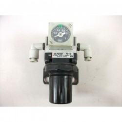 Régulateur d'air avec manomètre intégré SMC EAR2001 - F01G - Accessoires pour machines métalliques