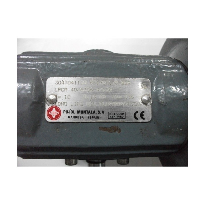 Motor reductor con freno eléctrico Puyol Muntalá