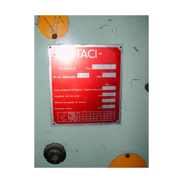 TACI. ARRASATE. AC 3-20