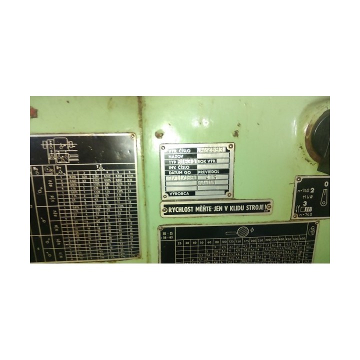 TOS SU 63A/1000/GO 1990