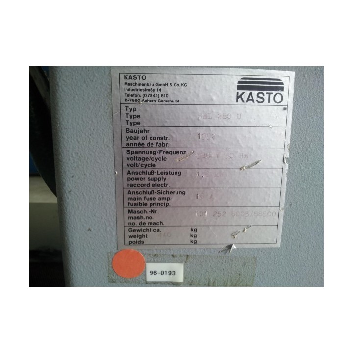 Sierra de Cinta Kasto 280