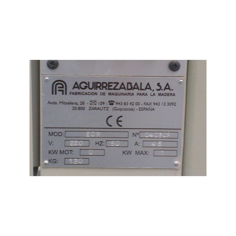 Máquina estampadora en caliente de testas de molduras marca BIKAIN Mod. ECR 2