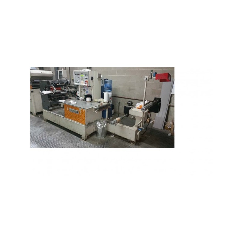 MAQUINA HOT COATING HUSER DE 700 MM.
