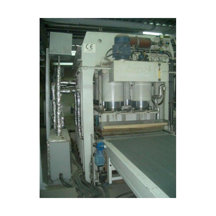 LINEA DE PRENSADO HPL para parquet marca COLOMBO