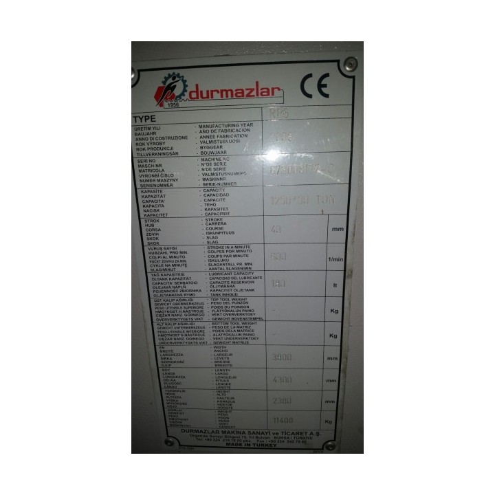 DURMA RP6 12530