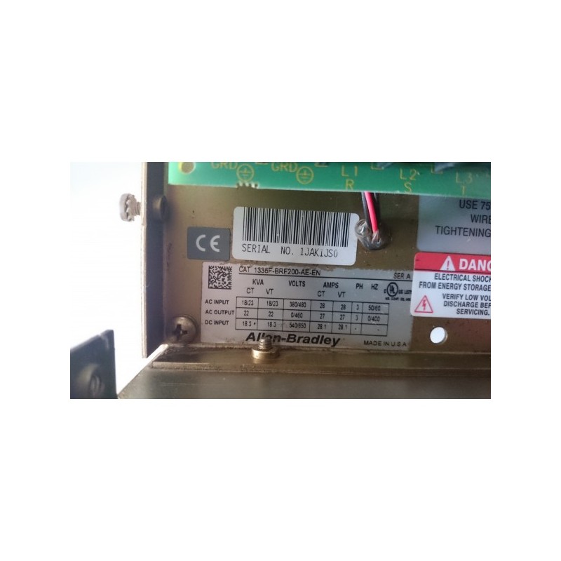 ALLEN BRADLEY AC DRIVE 1336F-BRF200-AN-EN 