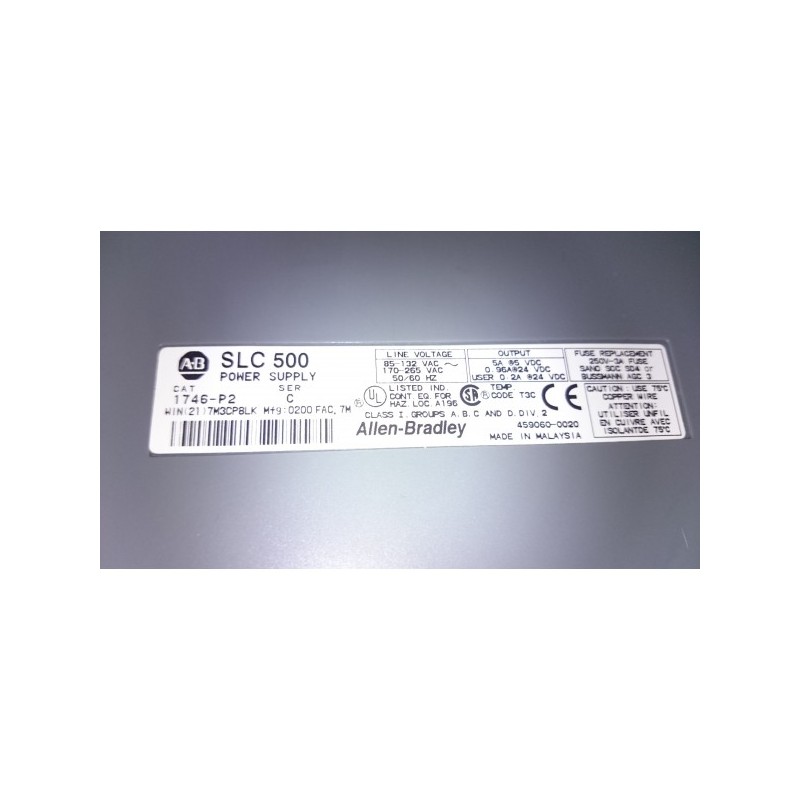 ALLEN BRADLEY SLC 500 I/O SYSTEM 12 SLOT