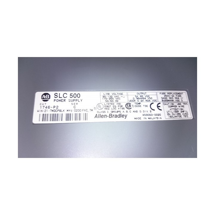 ALLEN BRADLEY SLC 500 I/O SYSTEM 12 SLOT