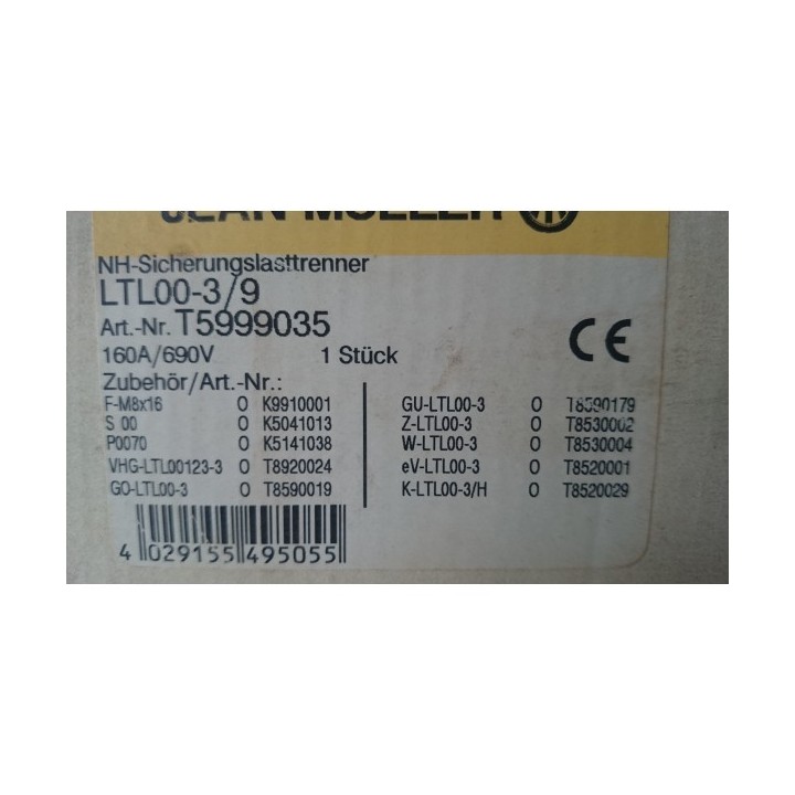 JEAN MULLER, LTL-00/3/9