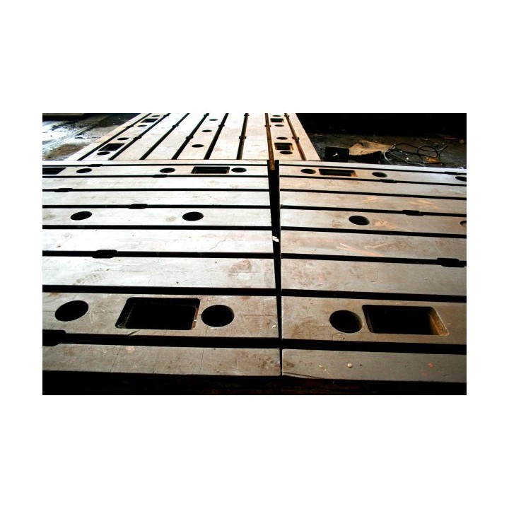 Floor Plates in cast iron 1750 x 3850 mm