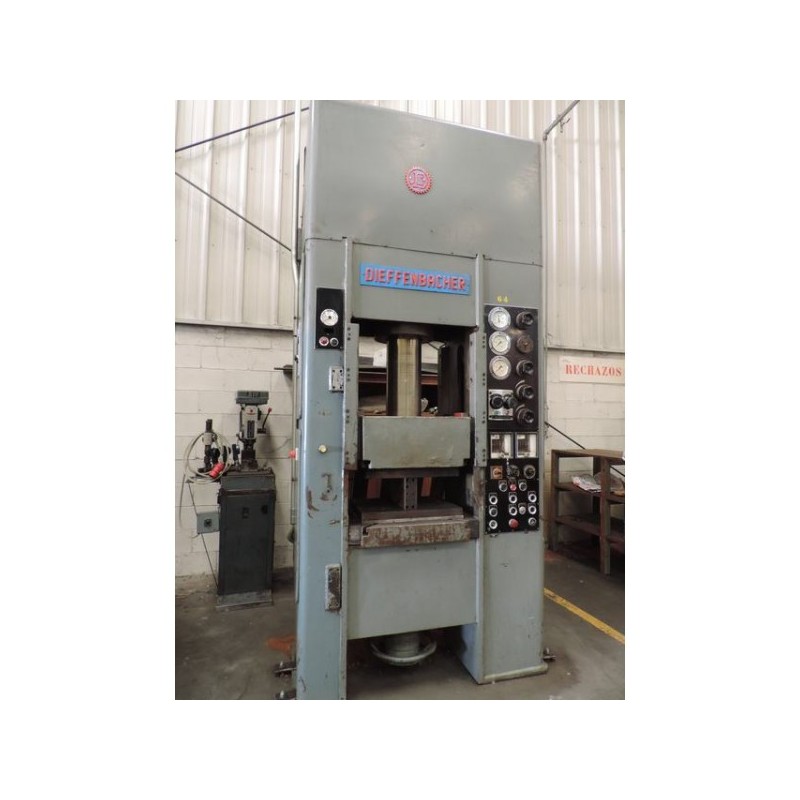 PRENSAS HIDRAULICAS PARA COMPRESION Y TRANSFERENCIA DIFFENBACHER, 100 Tn.