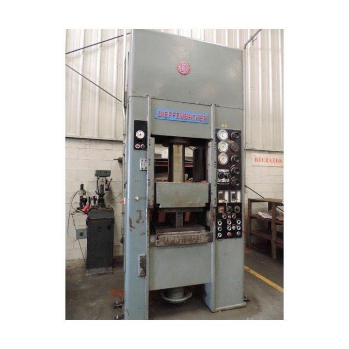 PRENSAS HIDRAULICAS PARA COMPRESION Y TRANSFERENCIA DIFFENBACHER, 100 Tn.
