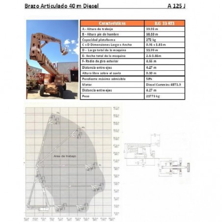 BRAÇ ARTIC DIESEL GROVE A 125 J, 40 M