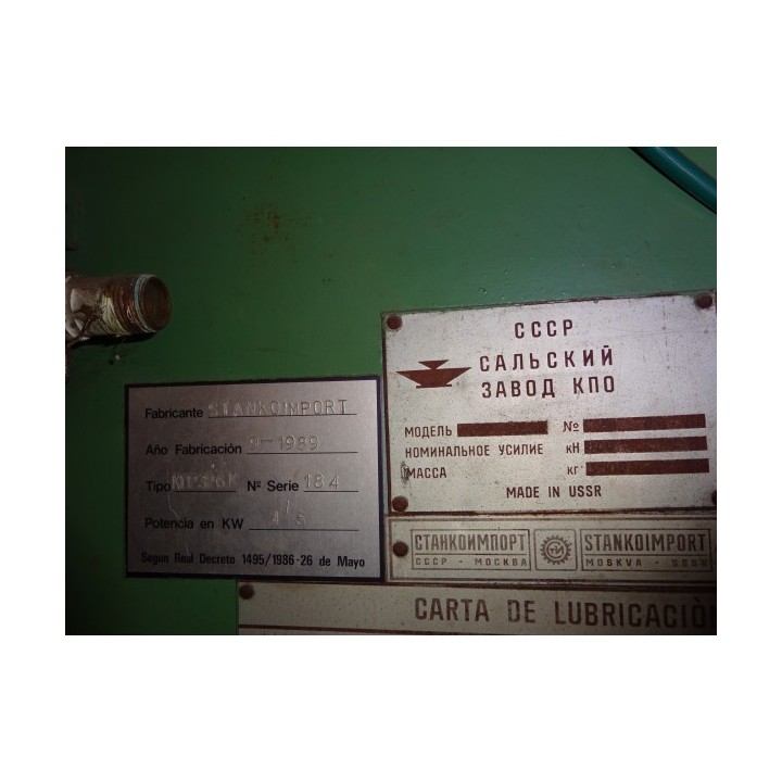 PRENSA STANKO DE 67 TN