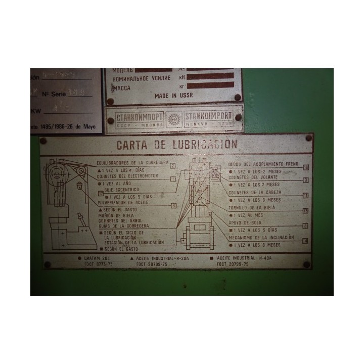 PRENSA STANKO DE 67 TN