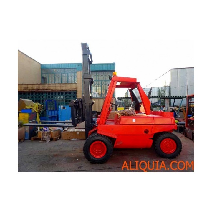 CARRETILLA ELEVADORA LINDE DE 8T