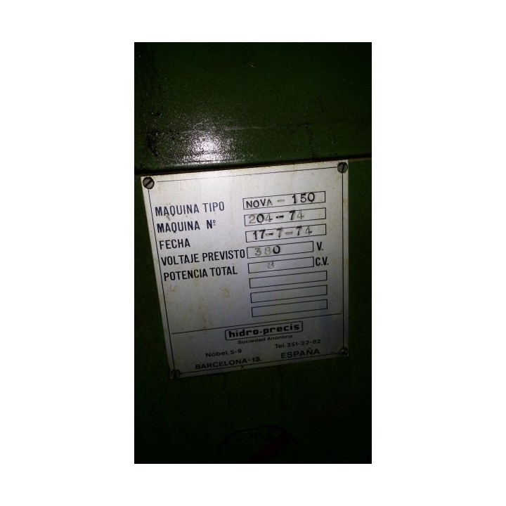 RECTIFICADORA CILINDRICA HIDRO PRESIS