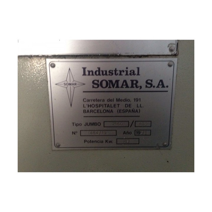 INYECTORA DE PLASTICO SOMAR