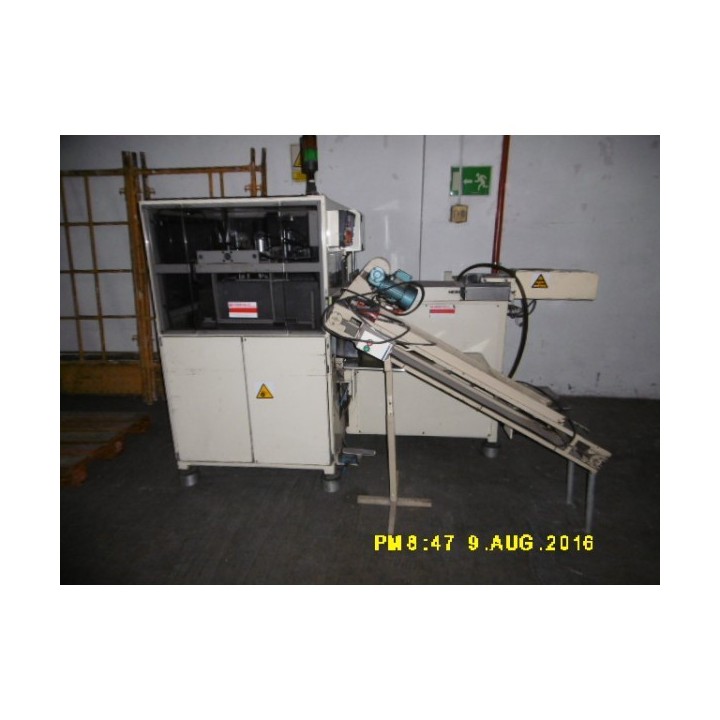 Máquina empaquetadora (marca Guill) y agrupadora (Marca Prolec) con autómata